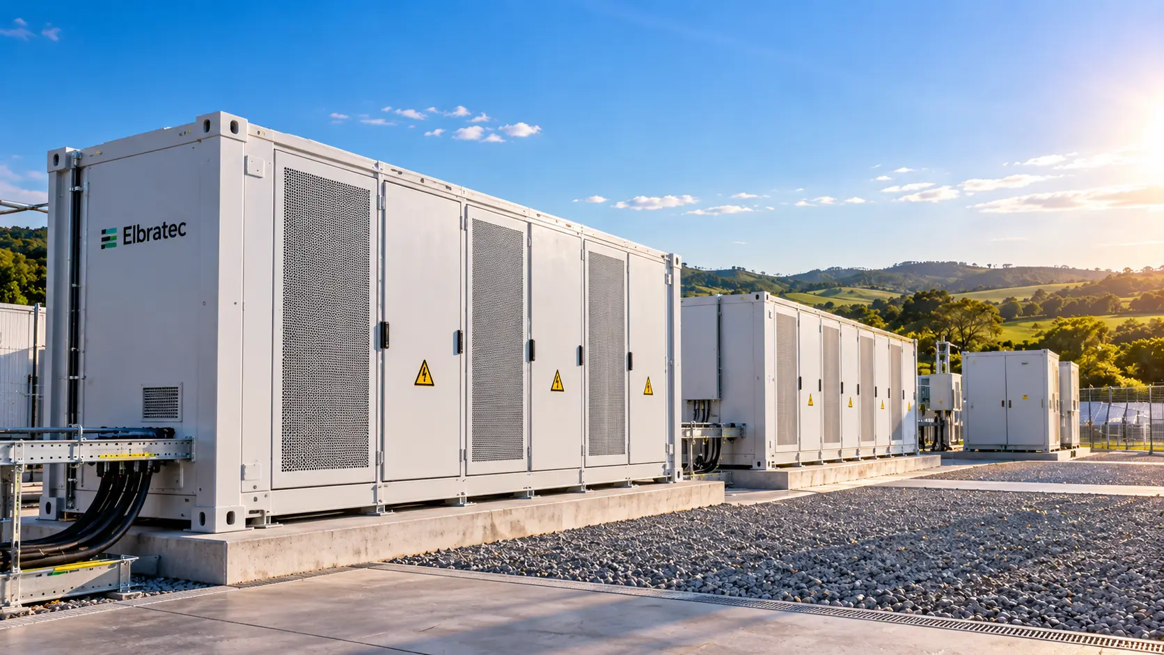 Módulos industriais de armazenamento de energia Elbratec